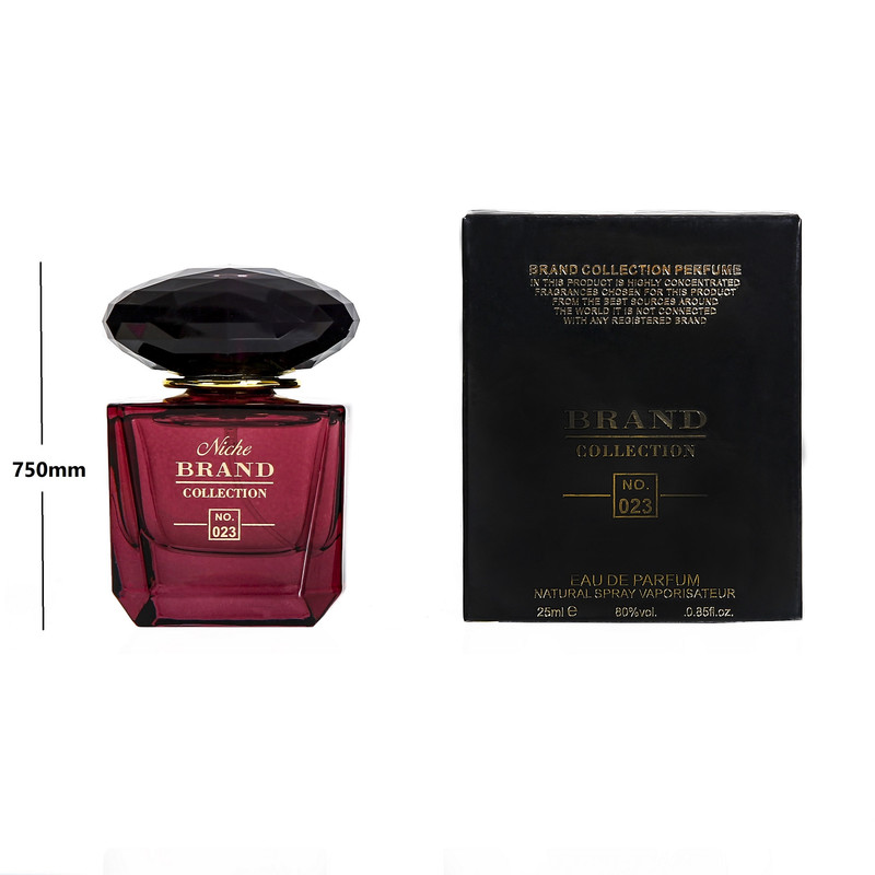 عطر جیبی زنانه نیچ برند کالکشن مدل 023-Crystal Noir حجم 25 میلی لیتر