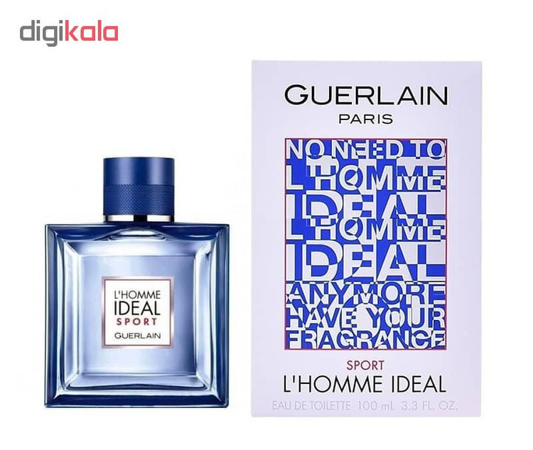 ادو تویلت مردانه گرلن مدل Le Homme Ideal Sport حجم 100 میلی لیتر