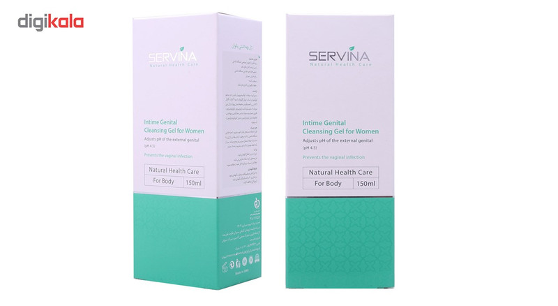 ژل بهداشتی بانوان سروینا مدل Genital حجم 150 میلی لیتر