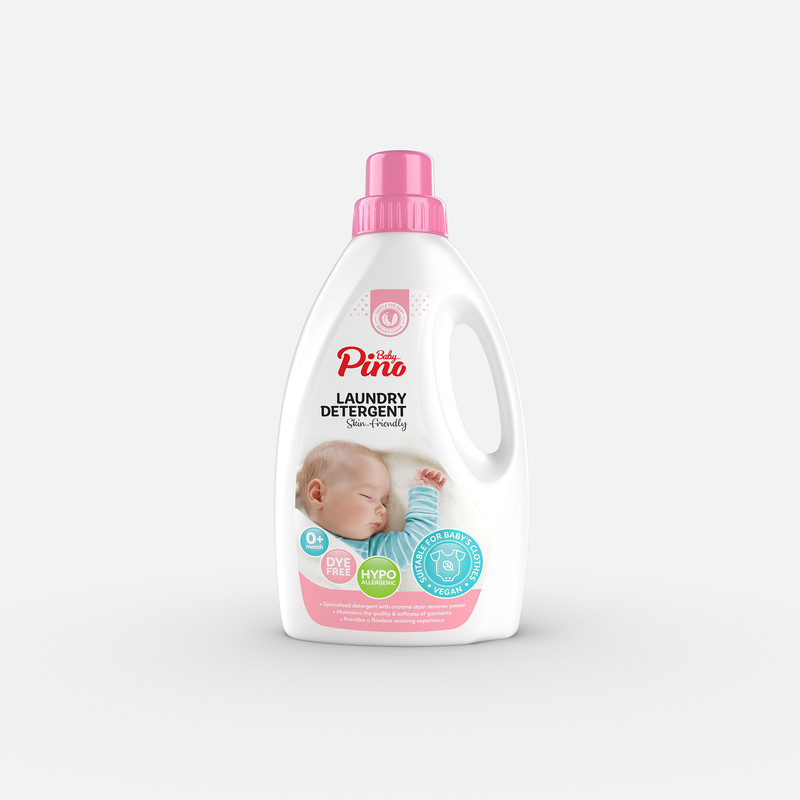 مایع لباسشویی نوزاد و کودک پینو بیبی مدل 001 وزن 1000 گرم بسته 3 عددی
