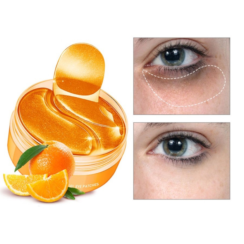 ماسک زیر چشم سادور مدل ویتامین c وزن 80 گرم بسته 60 عددی