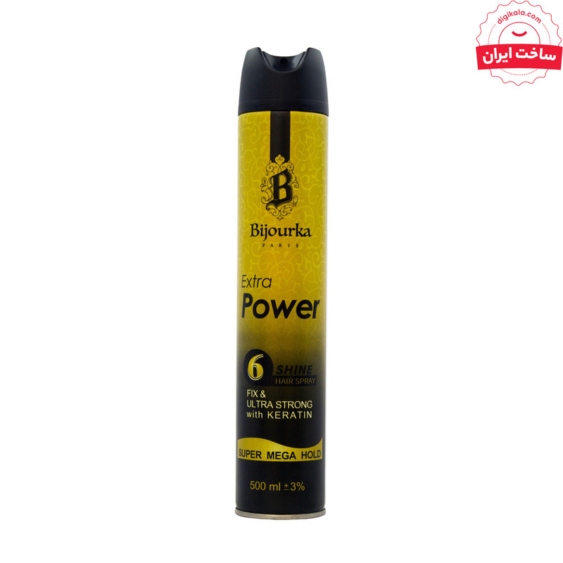 اسپری حالت دهنده مو بیجورکا مدل Extra Power حجم 500 میلی لیتر