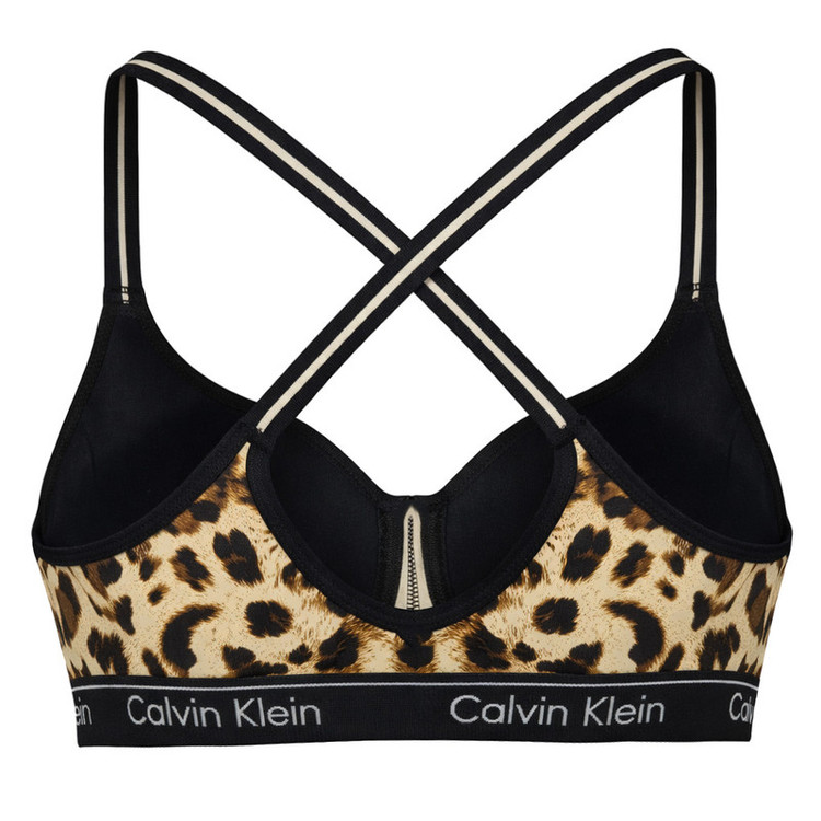 نیمتنه بدون فنر زنانه ماییلدا مدل پلنگی بند ضربدری کد 5699