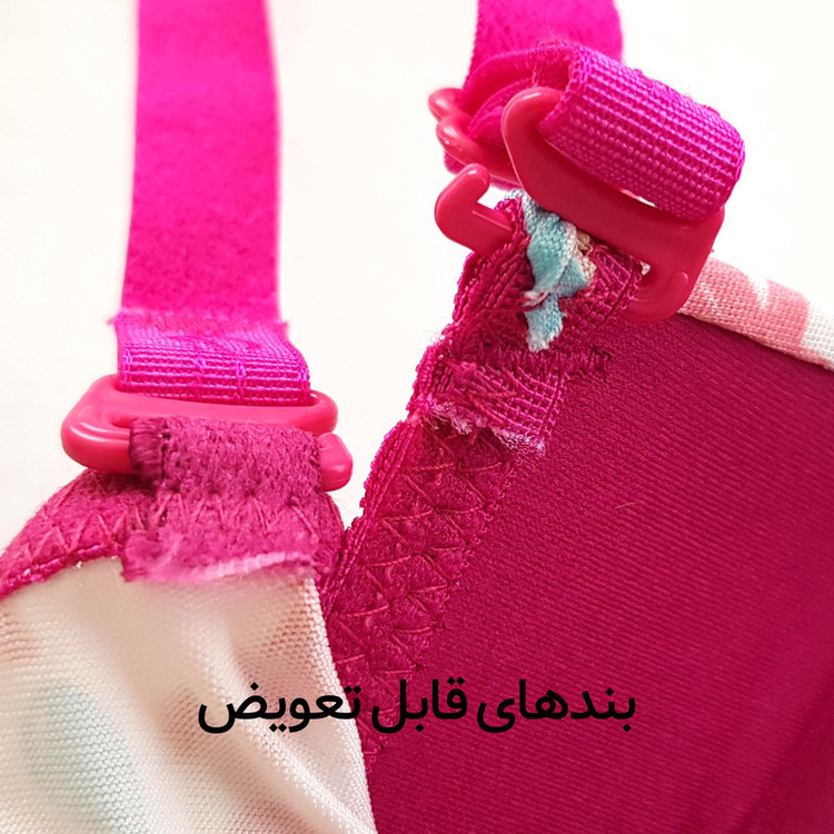 ست شورت و سوتین زنانه لنا ژنکن مدل پوش آپ فنردار کاپ اسفنجی بند متحرک کد 4378-13