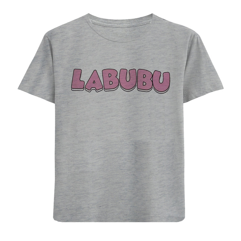 تی‌شرت آستین کوتاه دخترانه مدل N80 LABUBU
