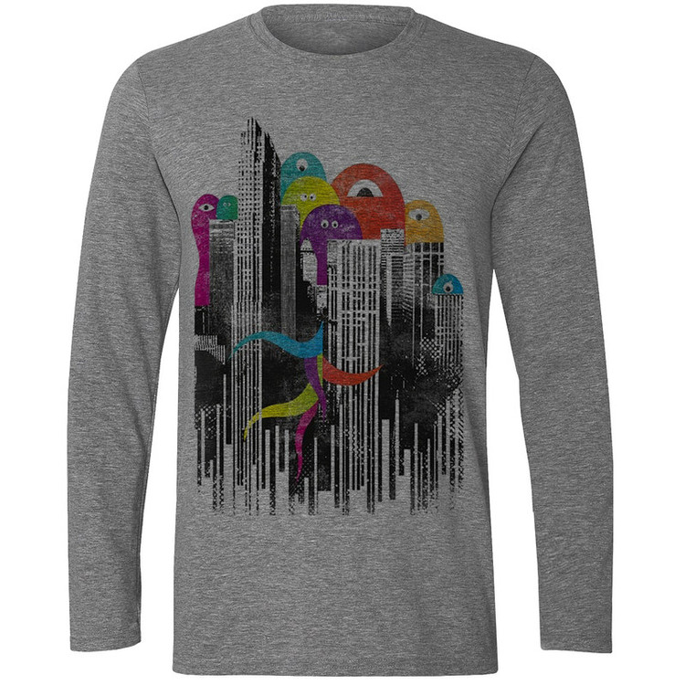 تیشرت آستین بلند مردانه مدل هیولا W49