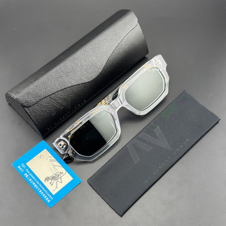 عینک آفتابی مستطیلی آلبرت وگ مدل S32129C3 Acetate Avantgarde Visionary