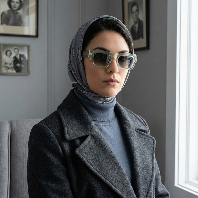 عینک آفتابی مستطیلی آلبرت وگ مدل S31111C4 Acetate Avantgarde Visionary