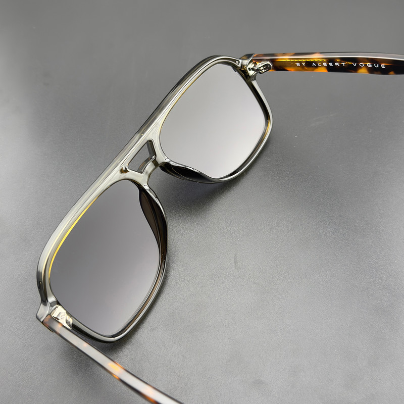 عینک آفتابی خلبانی (Aviator) آلبرت وگ مدل S31117C2 Acetate Avantgarde Visionary