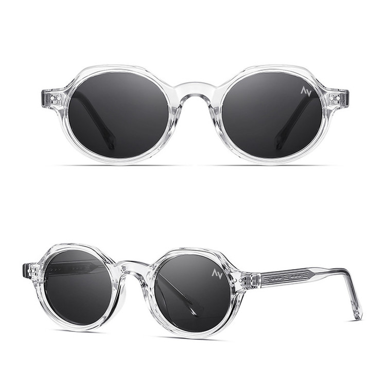 عینک آفتابی گرد آلبرت وگ مدل SZ8207 Transparent Obsidian