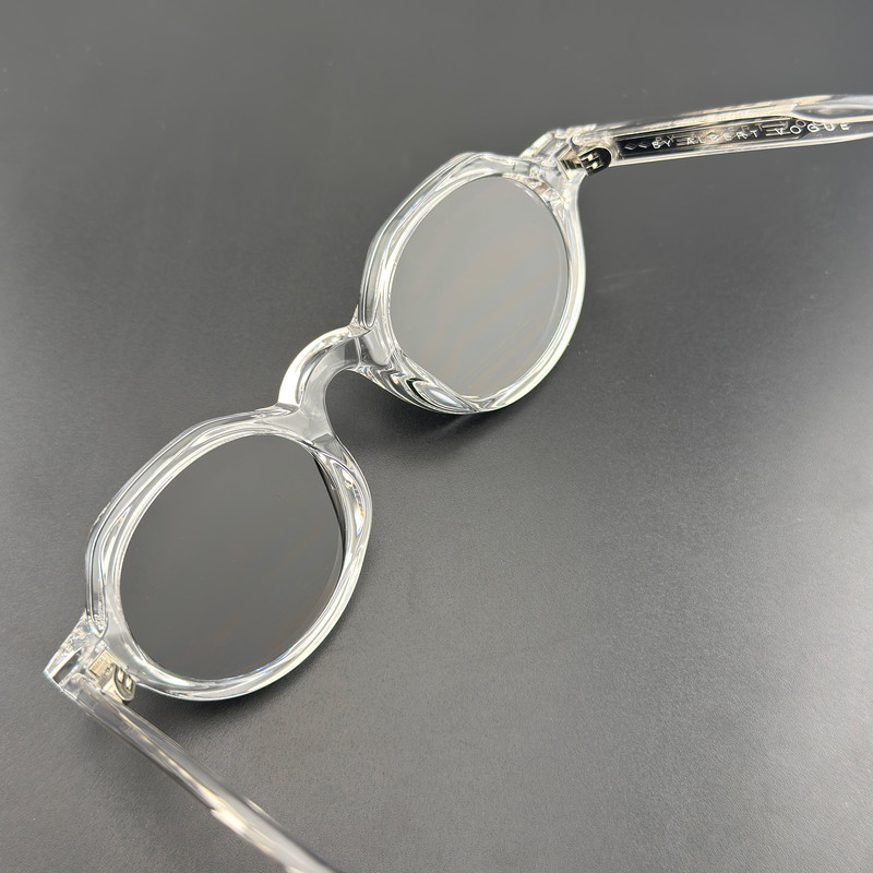 عینک آفتابی گرد آلبرت وگ مدل SZ8207 Transparent Obsidian