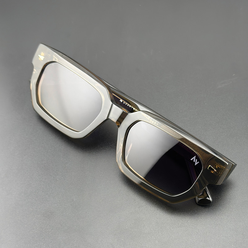 عینک آفتابی مستطیلی آلبرت وگ مدل S32129C2 Acetate Avantgarde Visionary