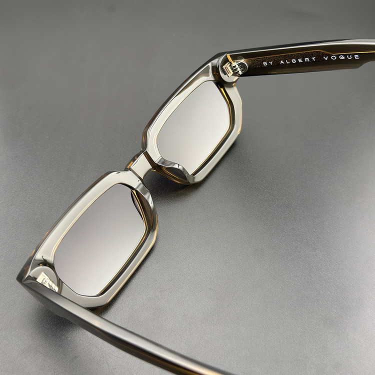 عینک آفتابی مستطیلی آلبرت وگ مدل S32129C2 Acetate Avantgarde Visionary
