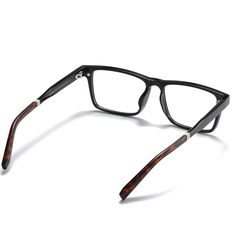 فریم عینک طبی مستطیلی آلبرت وگ مدل CG7703C01P97 Polarized Double Switch مناسب برای انواع صورت به همراه کاور آفتابی