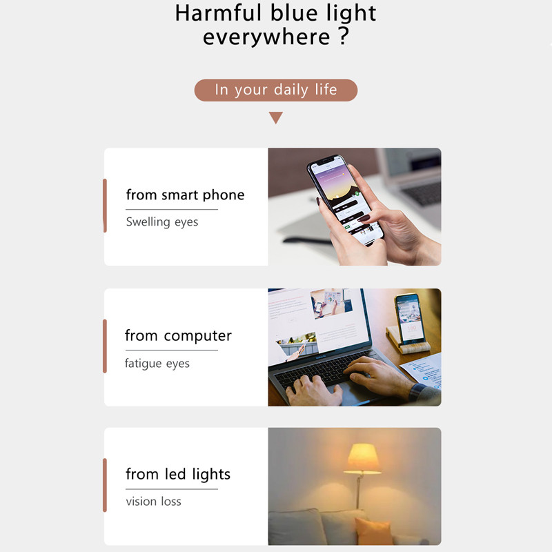 عینک محافظ چشم مدل TJ835C557-P81 Anti Blue Light