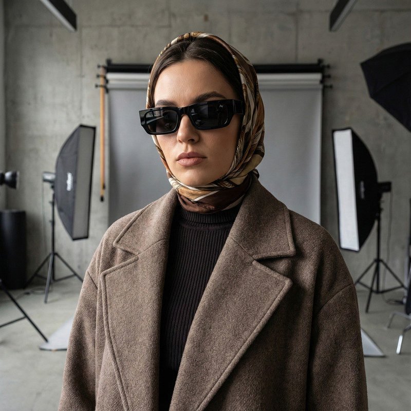 عینک آفتابی مستطیلی آلبرت وگ مدل S32125C1 Acetate Avantgarde Visionary