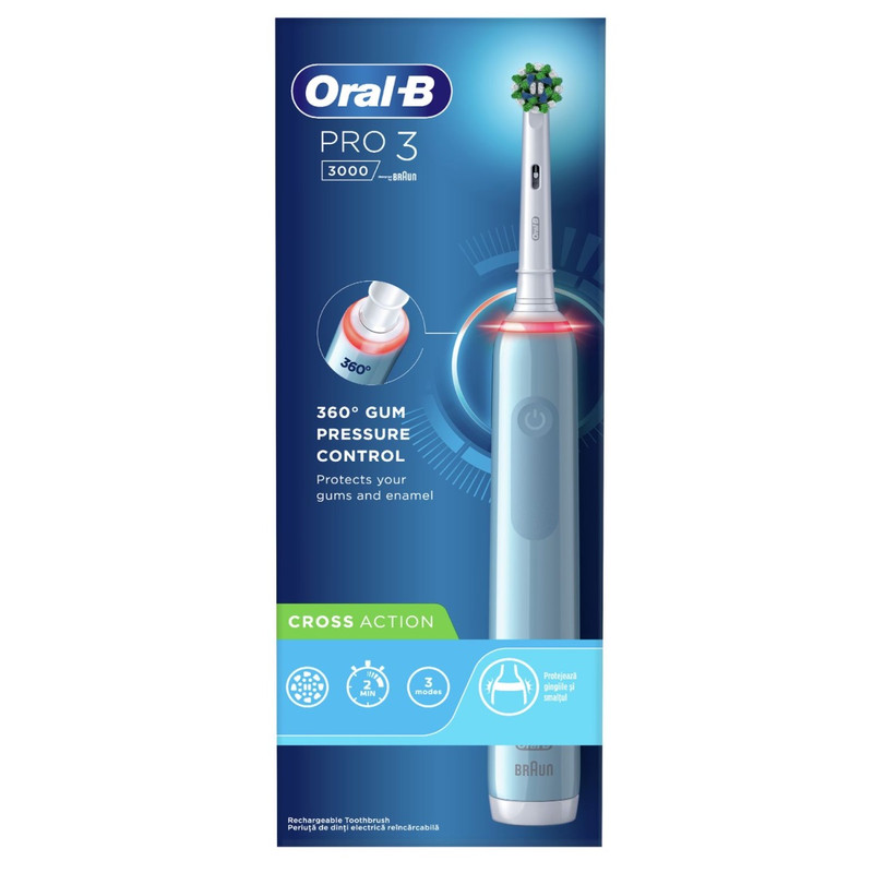 مسواک برقی اورال-بی مدل Pro Series 3 به همراه 2 عدد سری یدک