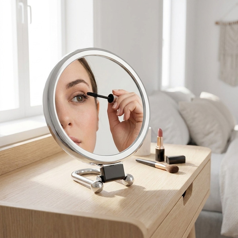 آینه آرایشی رومیزی کینگ مدل 15X