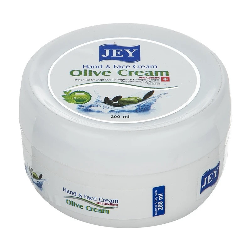 کرم مرطوبکننده دست، صورت، گردن، بدن جی مدل olive مناسب برای انواع پوست حجم 400 میلیلیتر مجموعه 2 عددی