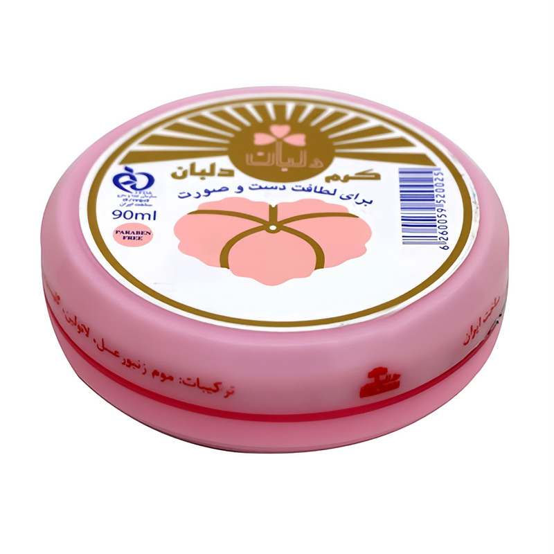کرم مرطوب کننده دلبان مدل موم زنبور عسل حجم 90 میلی لیتر مجموعه 12 عددی
