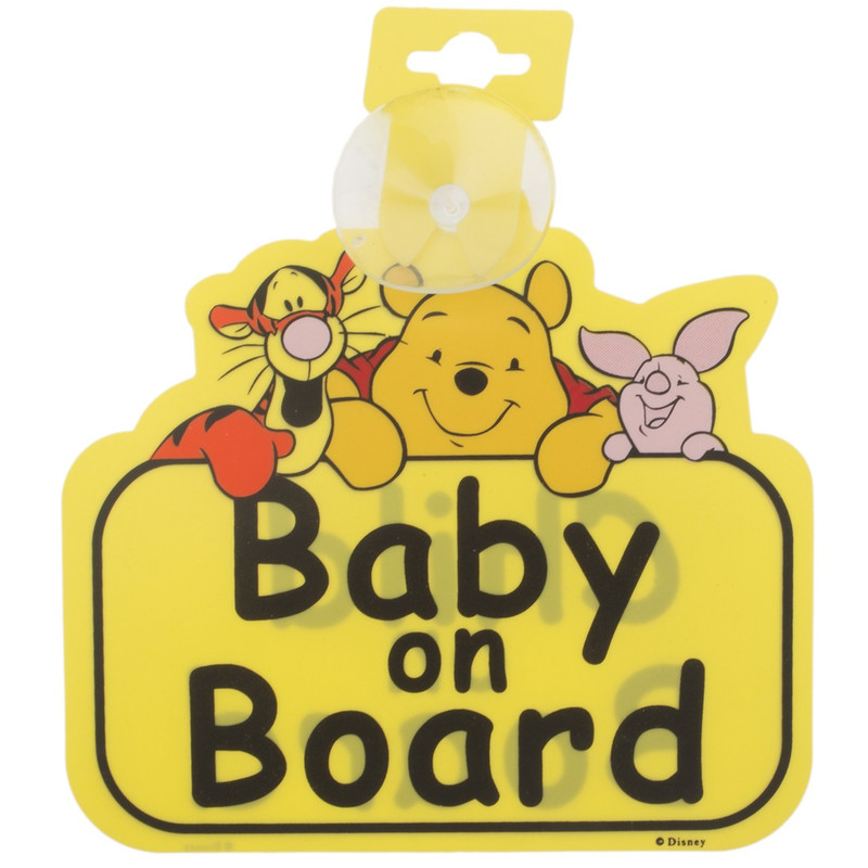 استیکر کودک بیبی آن بورد مدل Winnie the Pooh