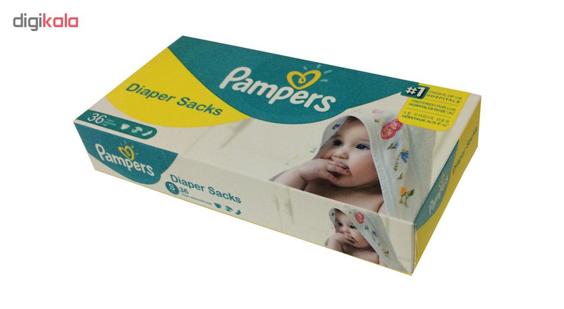 کیسه زباله پوشک نوزاد پریما بسته 36 عددی