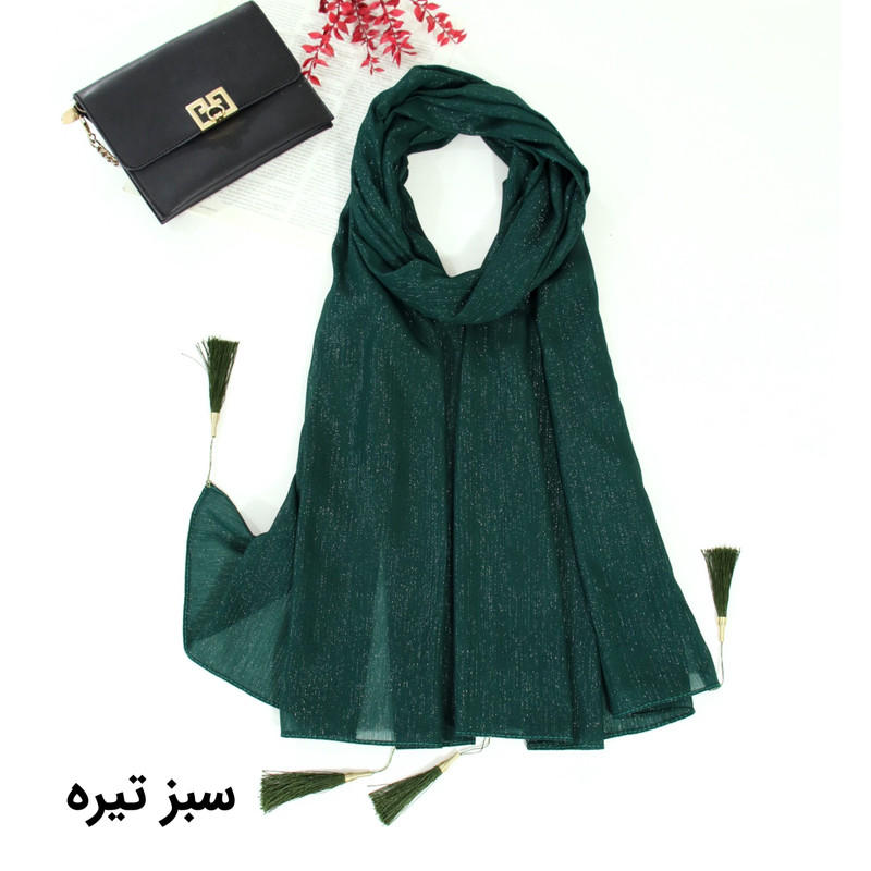 شال زنانه مدل مجلسی تابستانه طرح حریر شاین دار کد ana-2267