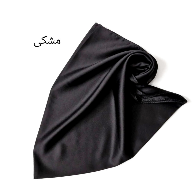 مینی اسکارف زنانه مدل ساتن ابریشم