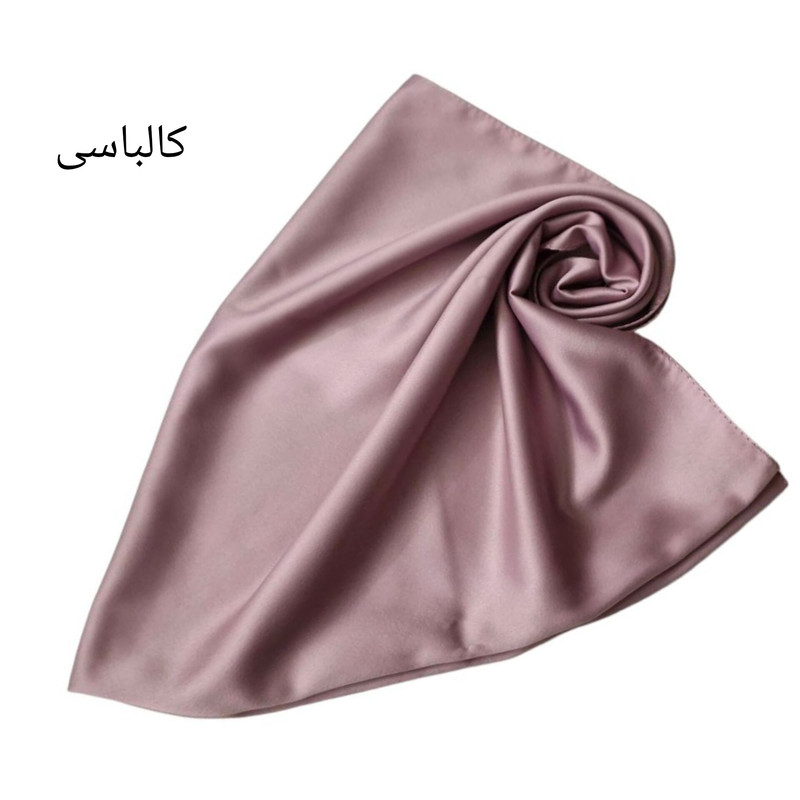 مینی اسکارف زنانه مدل ساتن ابریشم