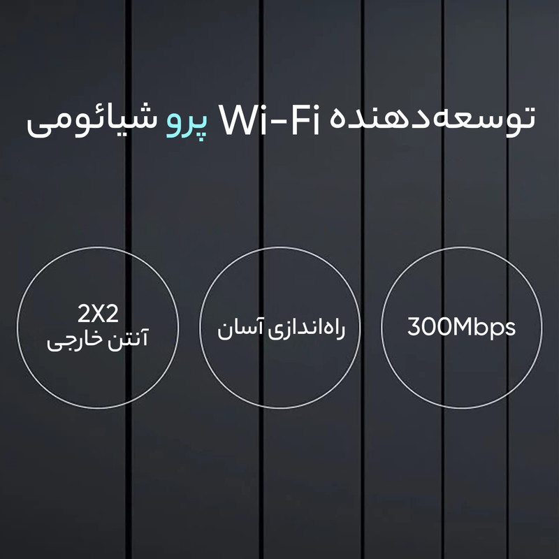 توسعه دهنده محدوده بی سیم شیائومی مدل PRO-R03CN 2021