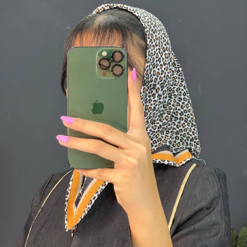 روسری زنانه مدل مینی پلنگی قواره کوچک