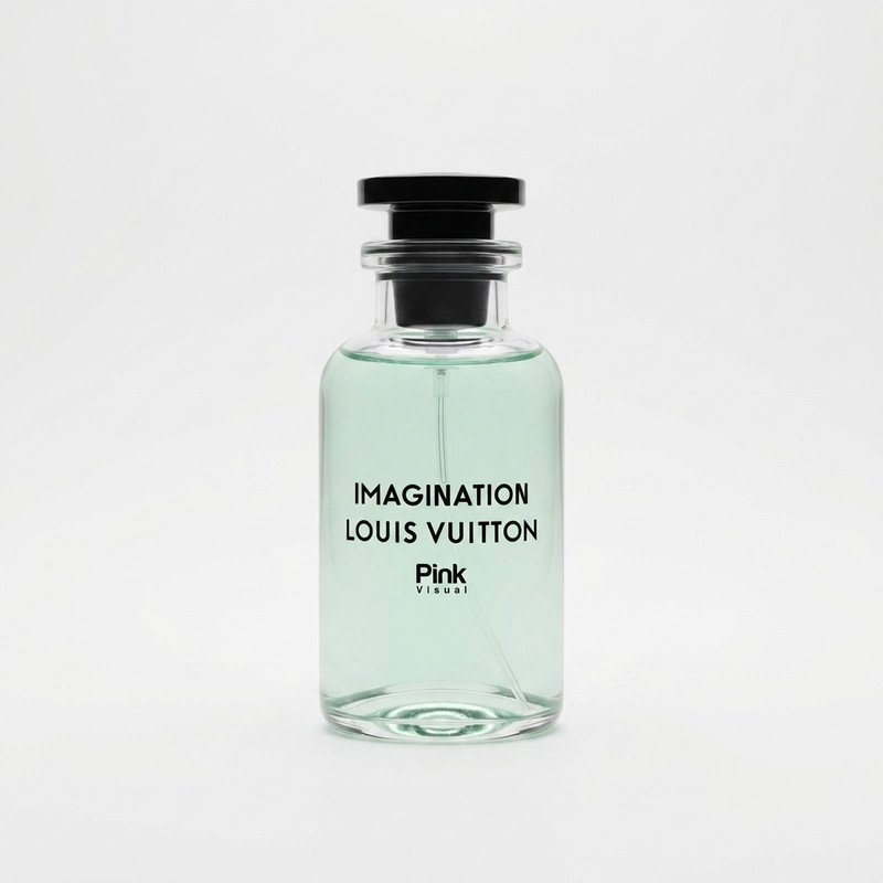 عطر جیبی مردانه پینک ویژوآل مدل لویی ویتون ایمیجینیشن با رایحه خنک و مرکباتی حجم ۲۵ میلیلیتر