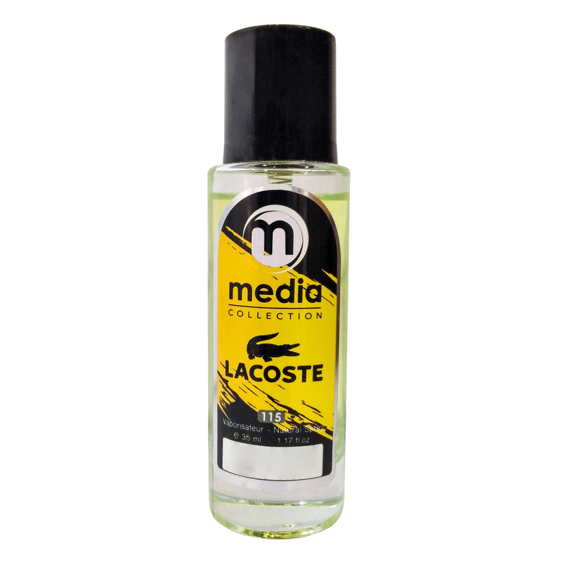 عطر جیبی مردانه مدیا مدل Lacoste حجم 35 میلی لیتر