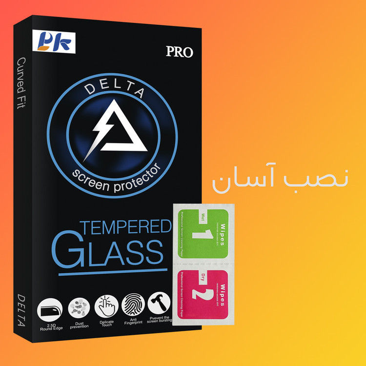 محافظ صفحه نمایش سرامیکی پی کی مدل Delta مناسب برای گوشی موبایل سامسونگ Galaxy A12