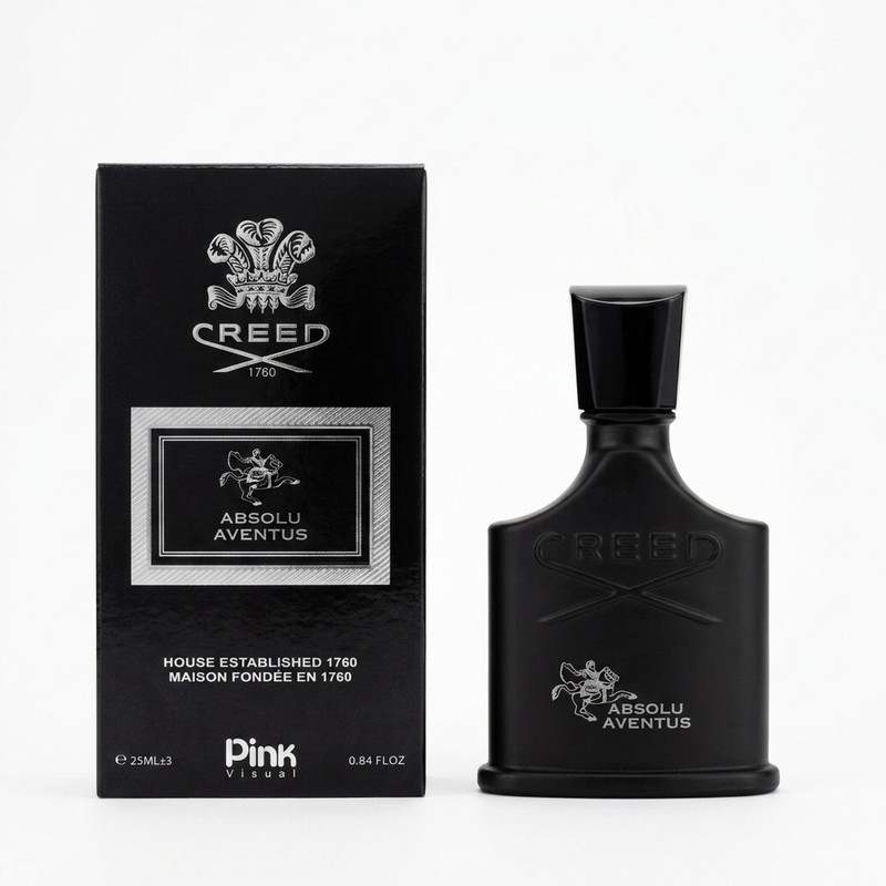 عطر جیبی مردانه پینک ویژوآل مدل کرید اونتوس ابسولو با رایحه معتدل و تلخ حجم ۲۵ میلی لیتر