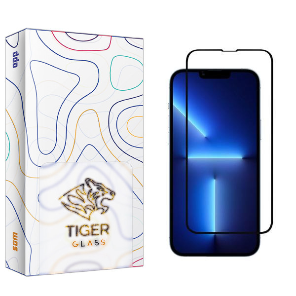 محافظ صفحه نمایش تایگر گلس مدل SAM2 مناسب برای گوشی موبایل اپل iPhone 13 Pro Max
