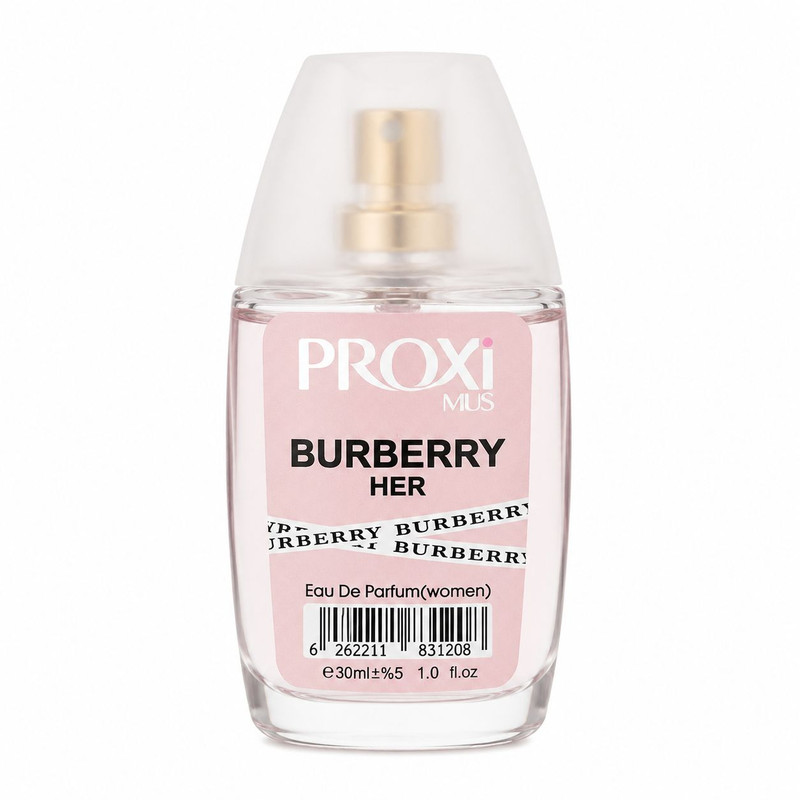 عطر جیبی زنانه پروکسی مدل Burberry Her با رایحه شیرین و میوه ای حجم 30 میلیلیتر