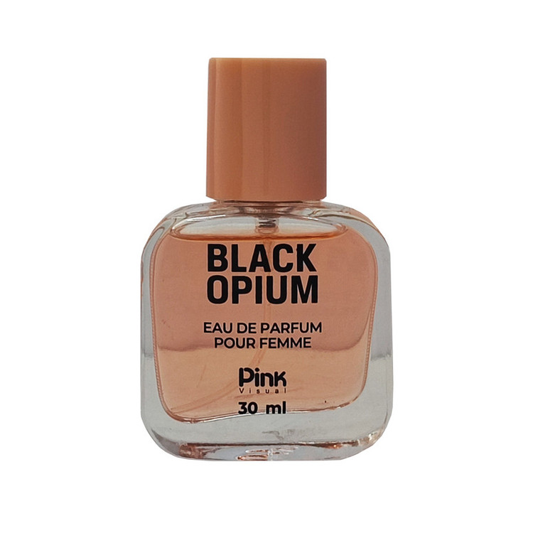 عطر جیبی زنانه پینک ویژوال مدل Black Opium حجم 30 میلی لیتر