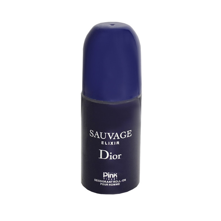 رول ضد تعریق مردانه پینک ویژوآل مدل Sauvage dior Elixir حجم 60 میلی لیتر