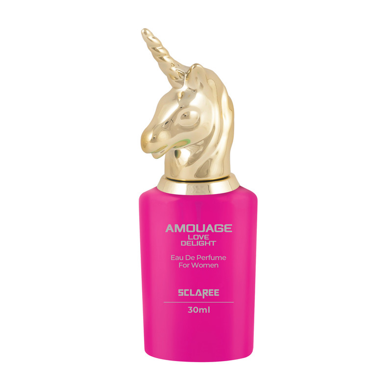 عطر جیبی زنانه اسکلاره مدل Amouage Love Delight با رایحه شیرین حجم 30 میلی‌لیتر