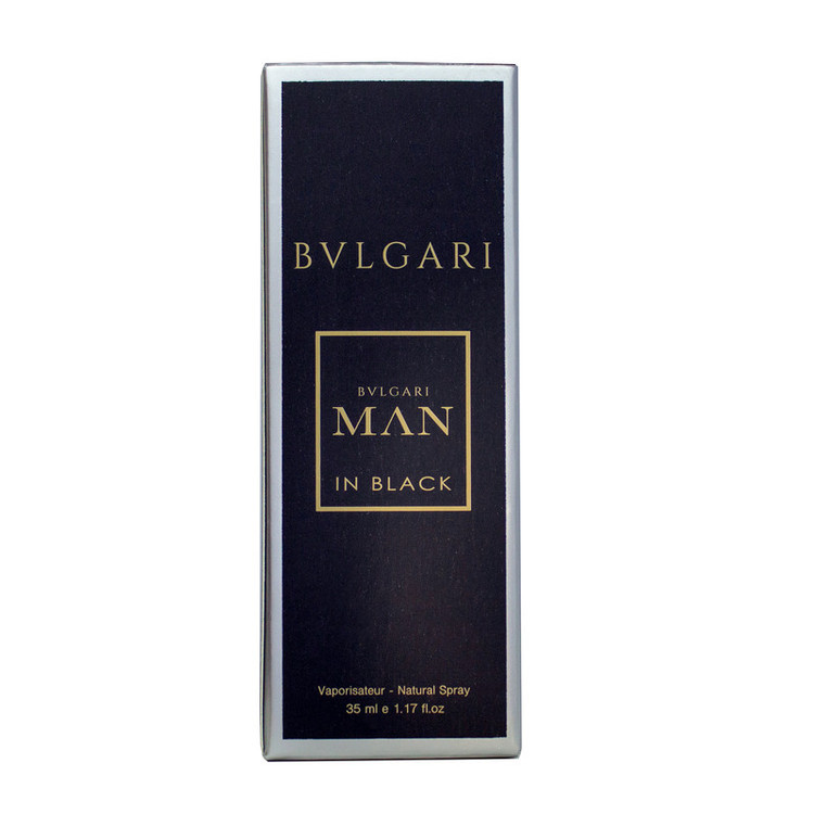عطر جیبی مردانه پرستیژ مدل Bvlgari Man In Black حجم 35 میلی لیتر