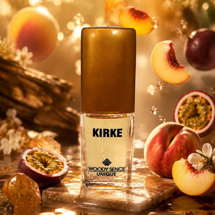 عطر جیبی وودی سنس مدل Kirke با رایحه شیرین و گلی حجم 15 میلیلیتر