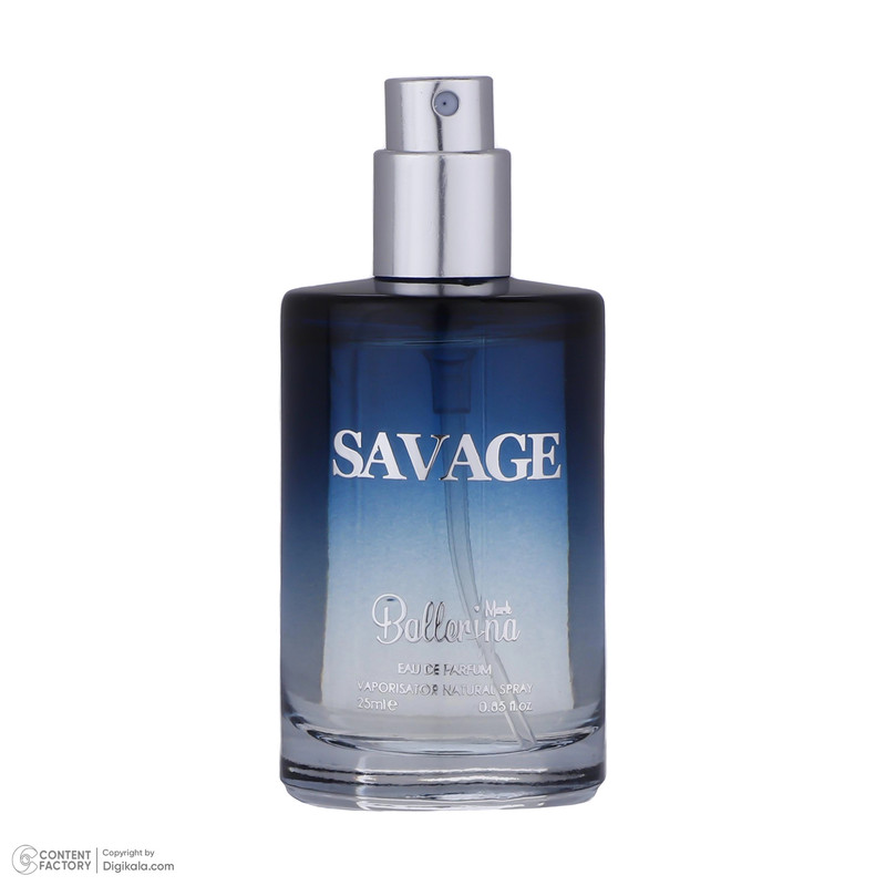 ادو تویلت مردانه بالرینا مدل SAVAGE حجم 25 میلی لیتر