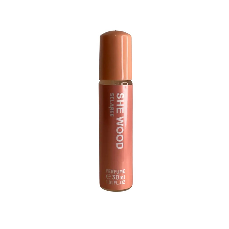 عطر جیبی زنانه اسکلاره مدل She wood با رایحه خنک حجم 30 میلیلیتر