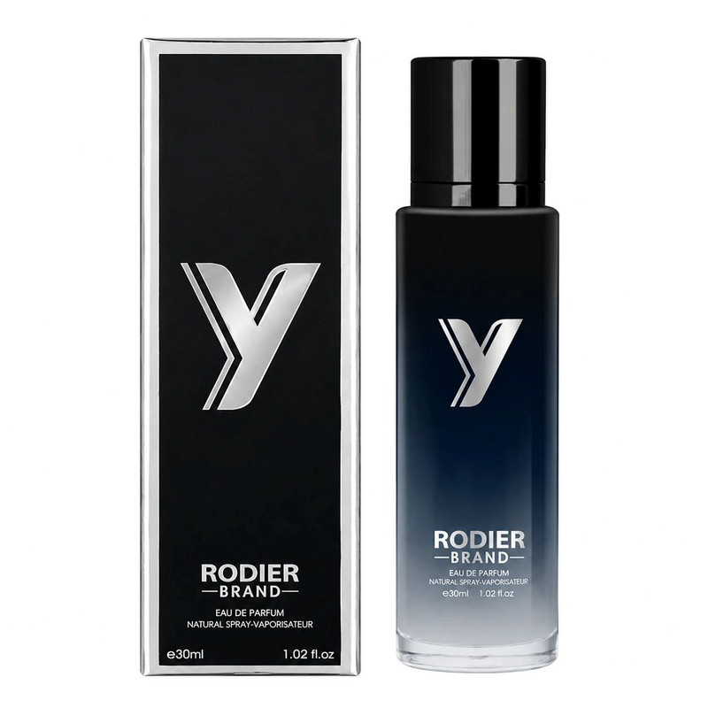 عطر جیبی مردانه رودیر مدل y با رایحه تلخ حجم 30 میلیلیتر