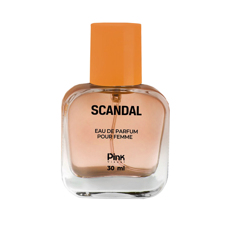 عطر جیبی زنانه پینک ویژوآل مدل Scandal  با رایحه شیرین حجم 30 میلی‌لیتر