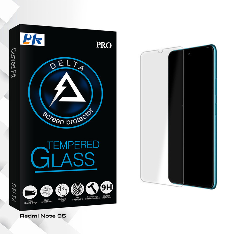 محافظ صفحه نمایش پی کی مدل Delta Glass MIX01 مناسب برای گوشی موبایل شیائومی Redmi Note 9S