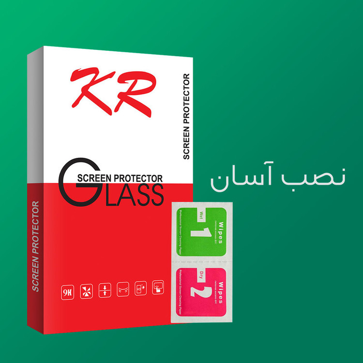 محافظ صفحه نمایش حریم شخصی کی آر مدل +HD مناسب برای گوشی موبایل شیائومی Note 9s