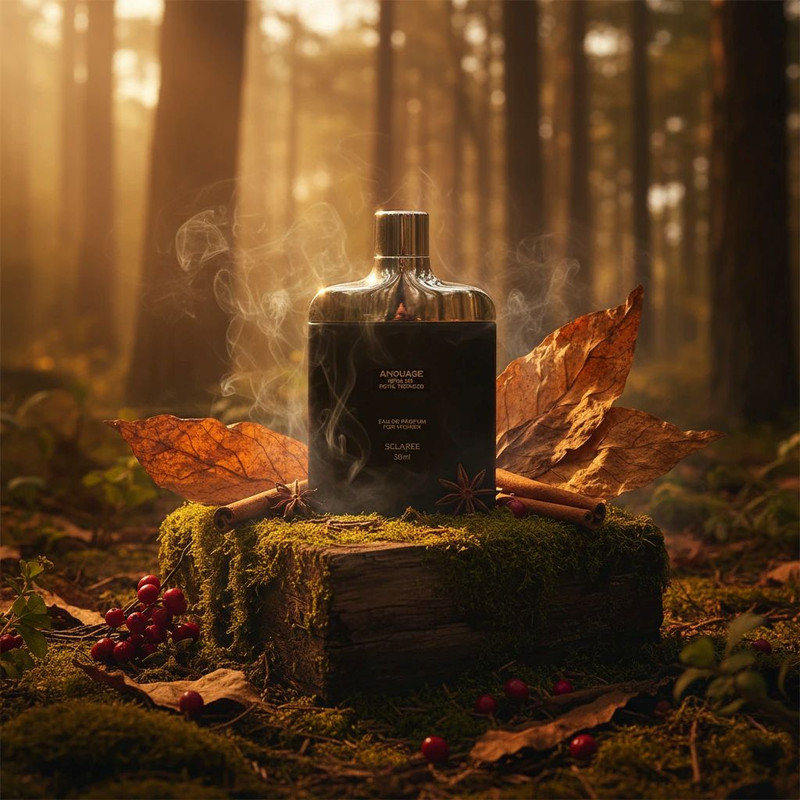 عطر جیبی اسکلاره مدل AMOUAGE OPUS XIV ROYAL TOBACCO با رایحه گرم، تند، تلخ حجم 30 میلیلیتر