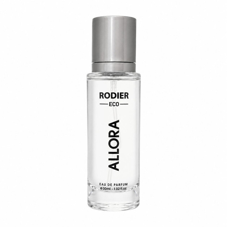 عطر جیبی مردانه رودیر مدل Allora با رایحه شیرین و مرکباتی حجم 30 میلیلیتر